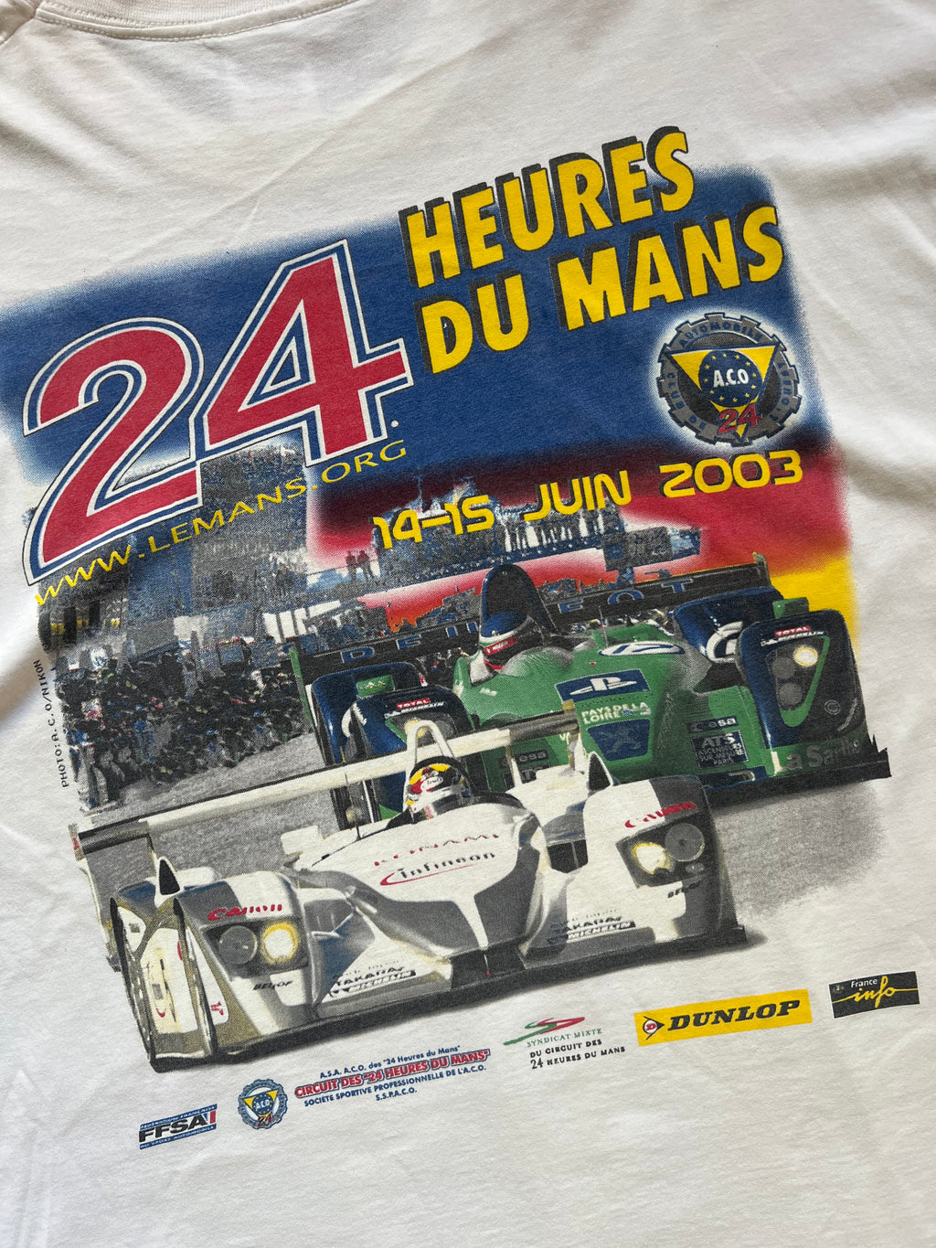 racing graphic tee