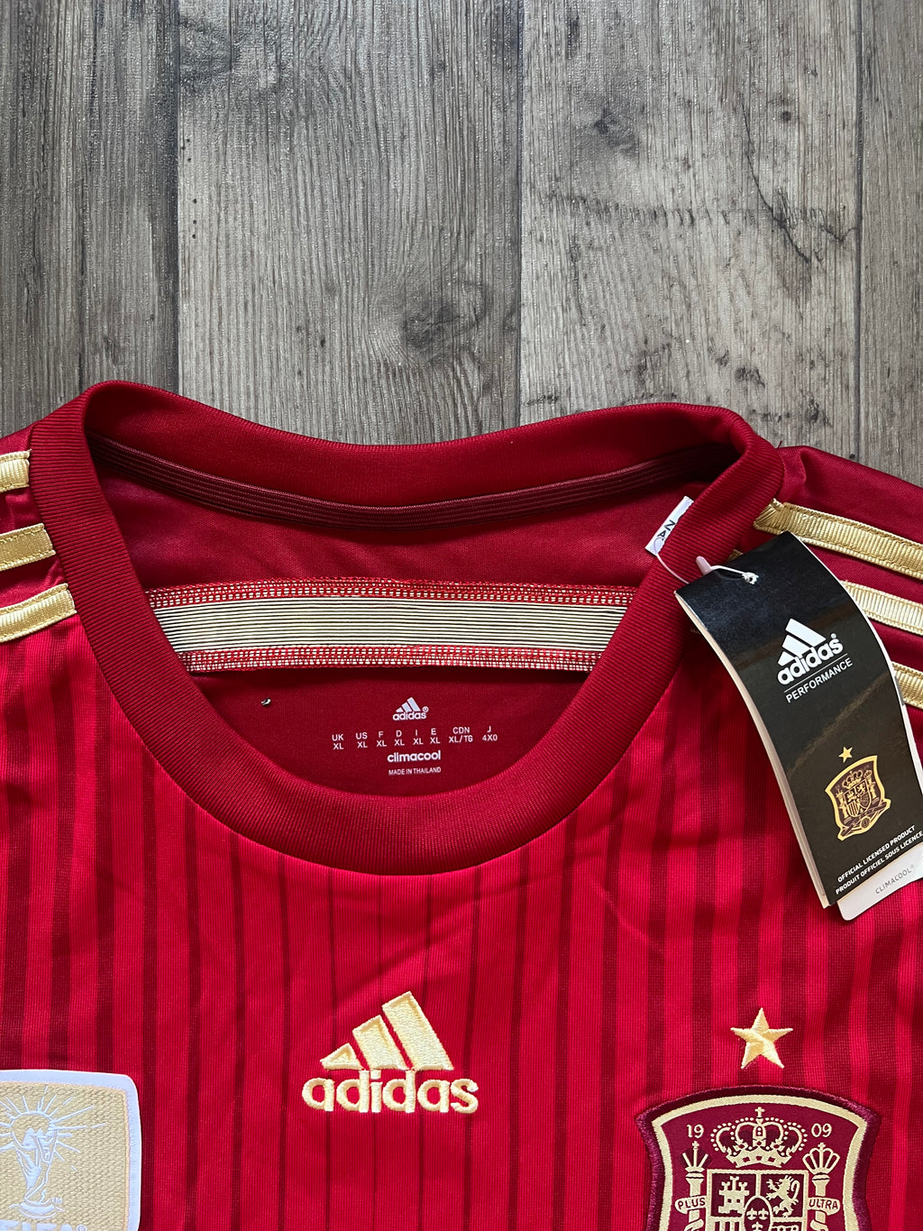 Spain 2014 World Cup Adidas Home Jersey