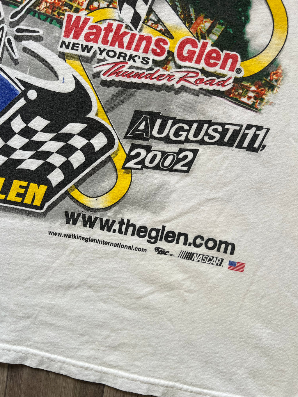 vintage 2002 NASCAR Winston Cup Series tee