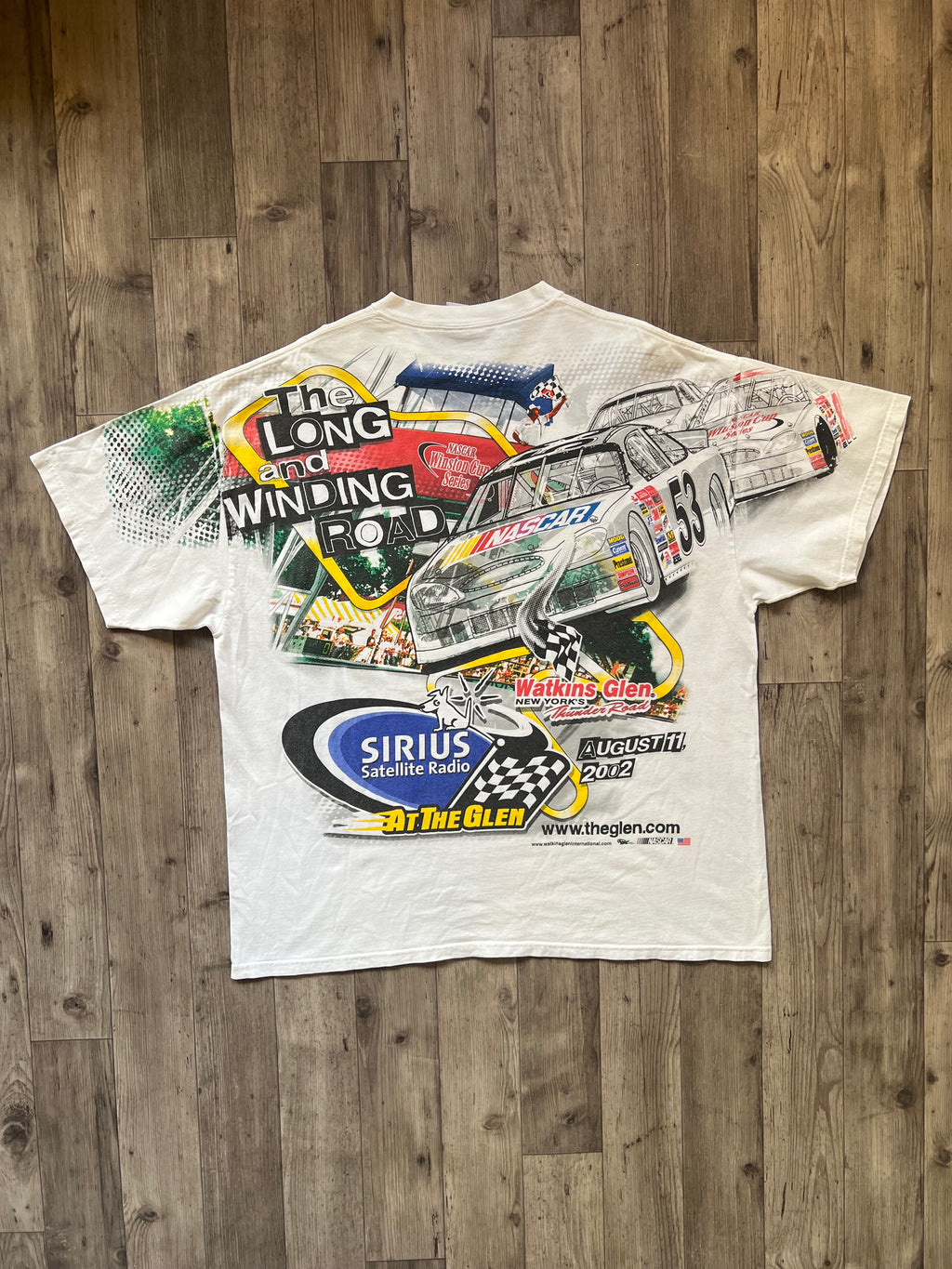 vintage 2002 NASCAR Winston Cup Series tee