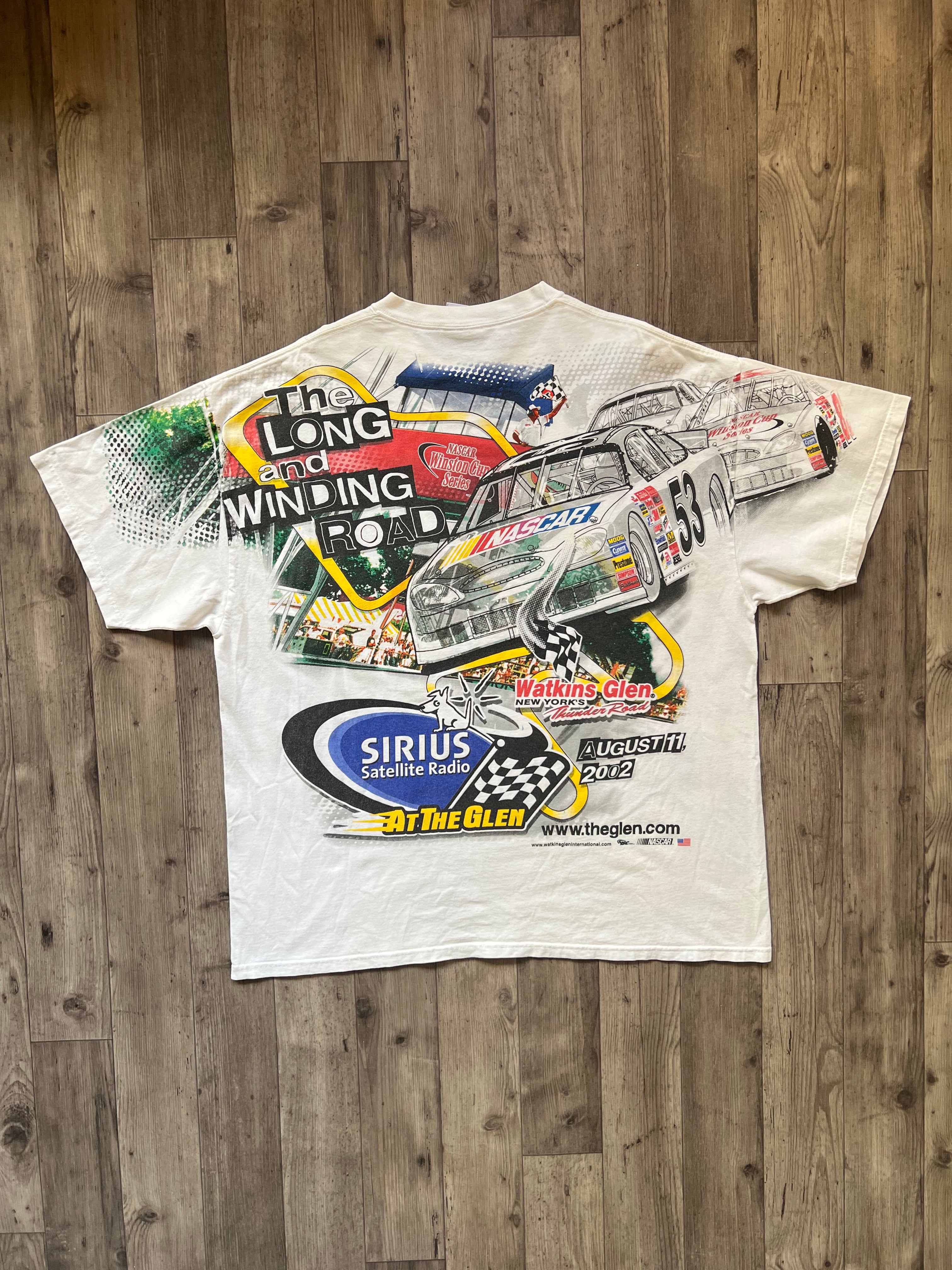 vintage 2002 NASCAR Winston Cup Series tee