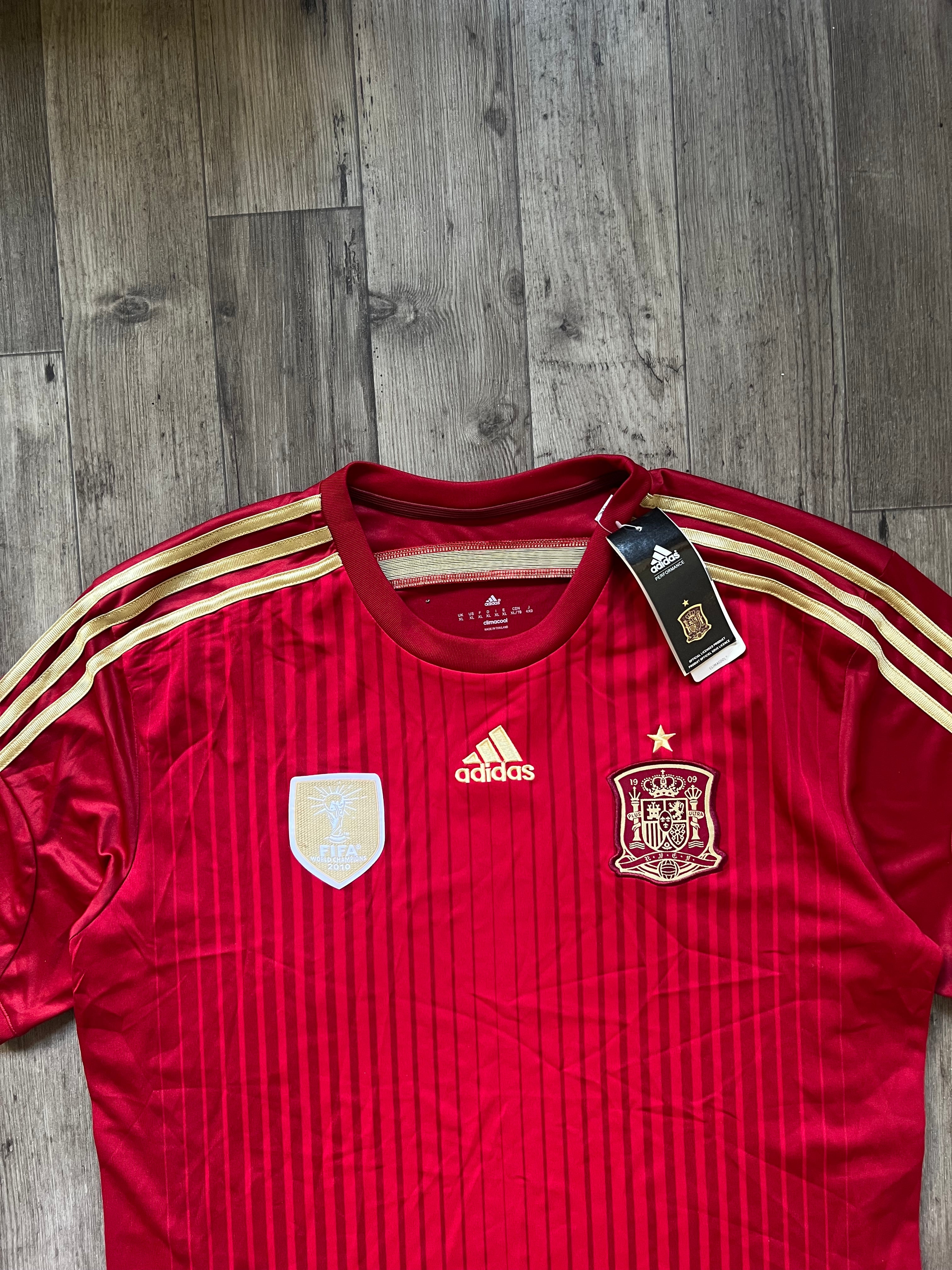 Spain 2014 World Cup Adidas Home Jersey