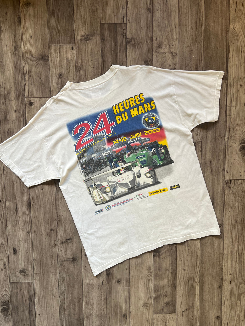 racing graphic tee