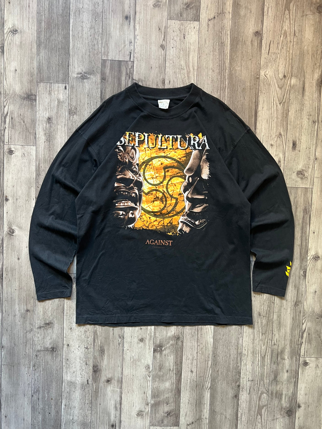 vintage 1998 Blue Grape Sepultura Against