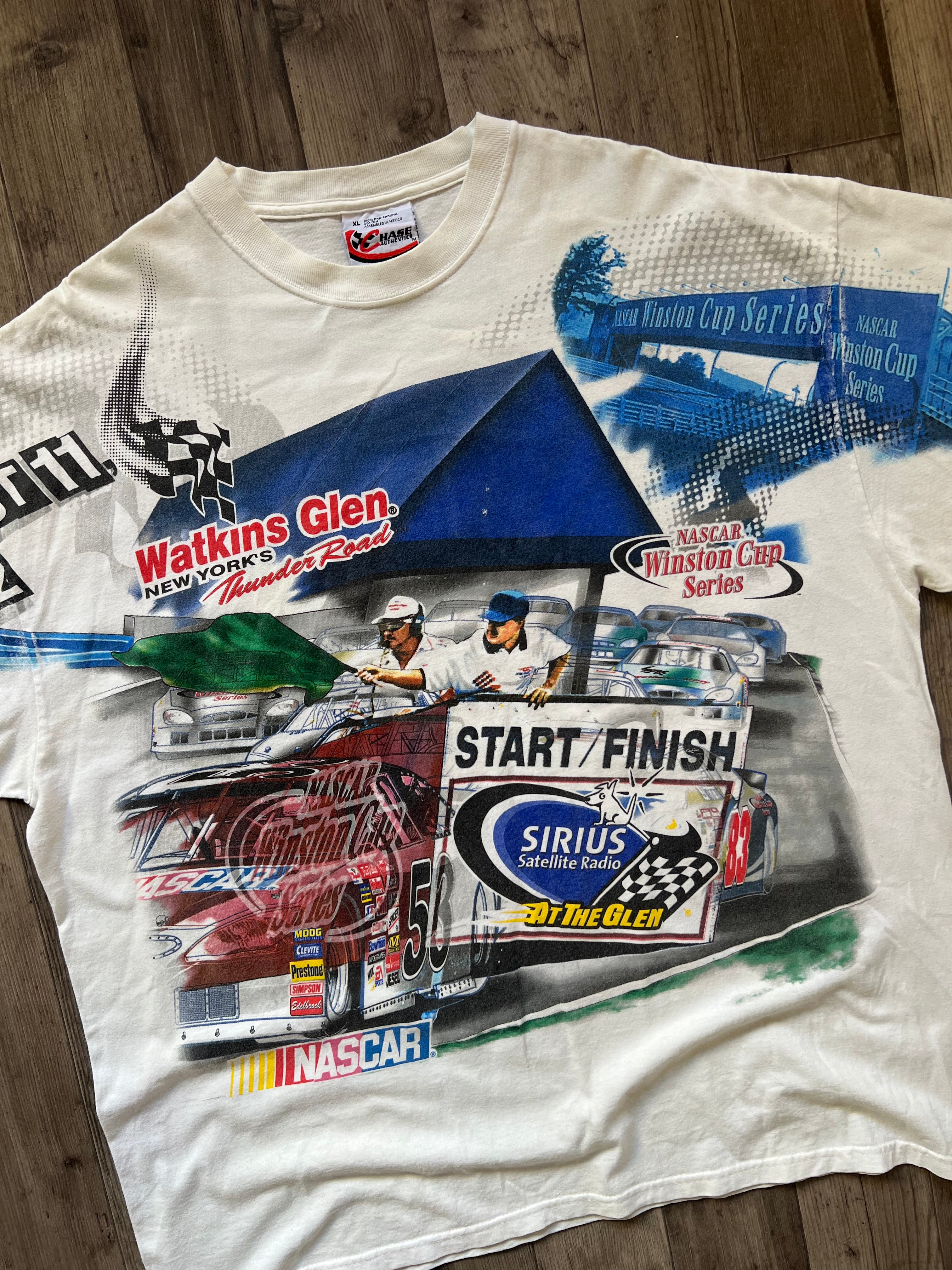 vintage 2002 NASCAR Winston Cup Series tee