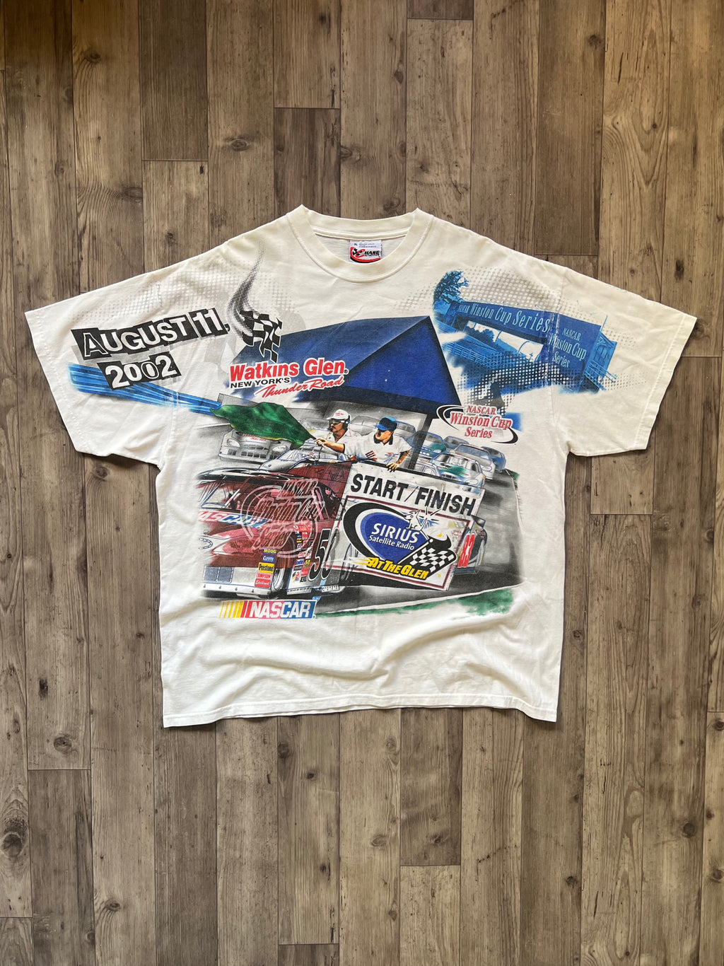 vintage 2002 NASCAR Winston Cup Series tee